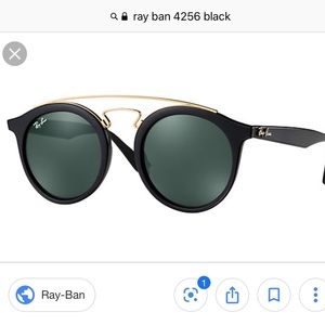 Ray Ban 4256 Black & Gold Sunglasses